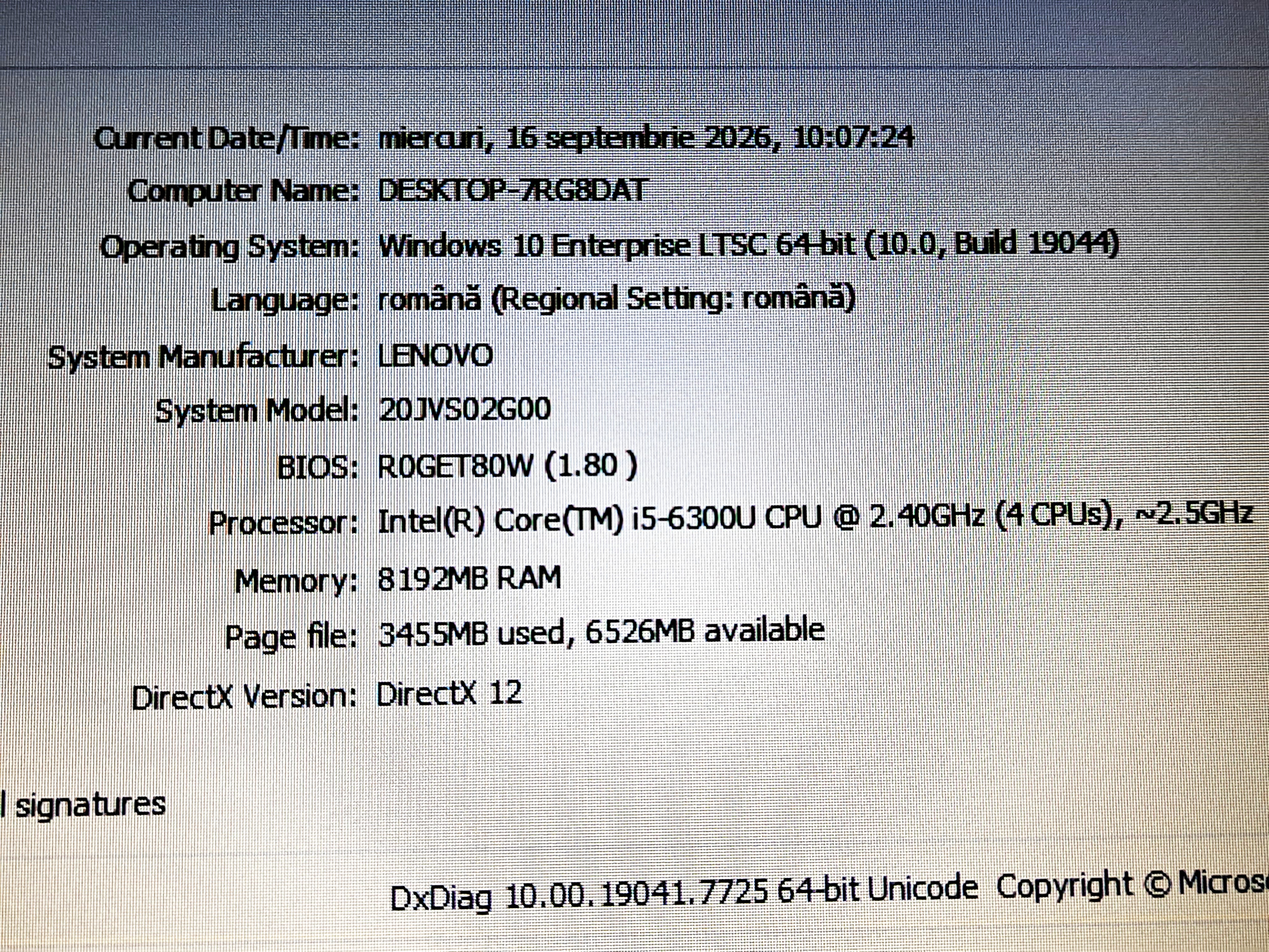 Vand laptop Lenovo ThinkPad L470--Intel i5-6300U pana la 3.00GHz--8GB RAM DDR4--SSD 240 GB Samsung — miniatură 6